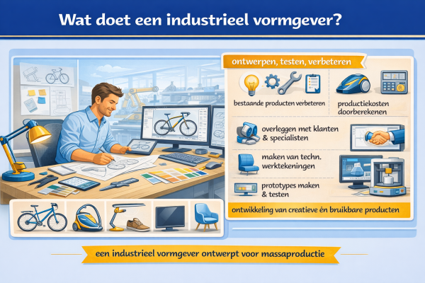 Alles over het beroep industrieel vormgever Wat doet een industrieel vormgever